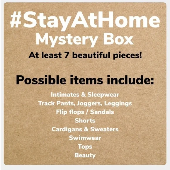 New #StayAtHome Mystery Box 7+ Items!!!